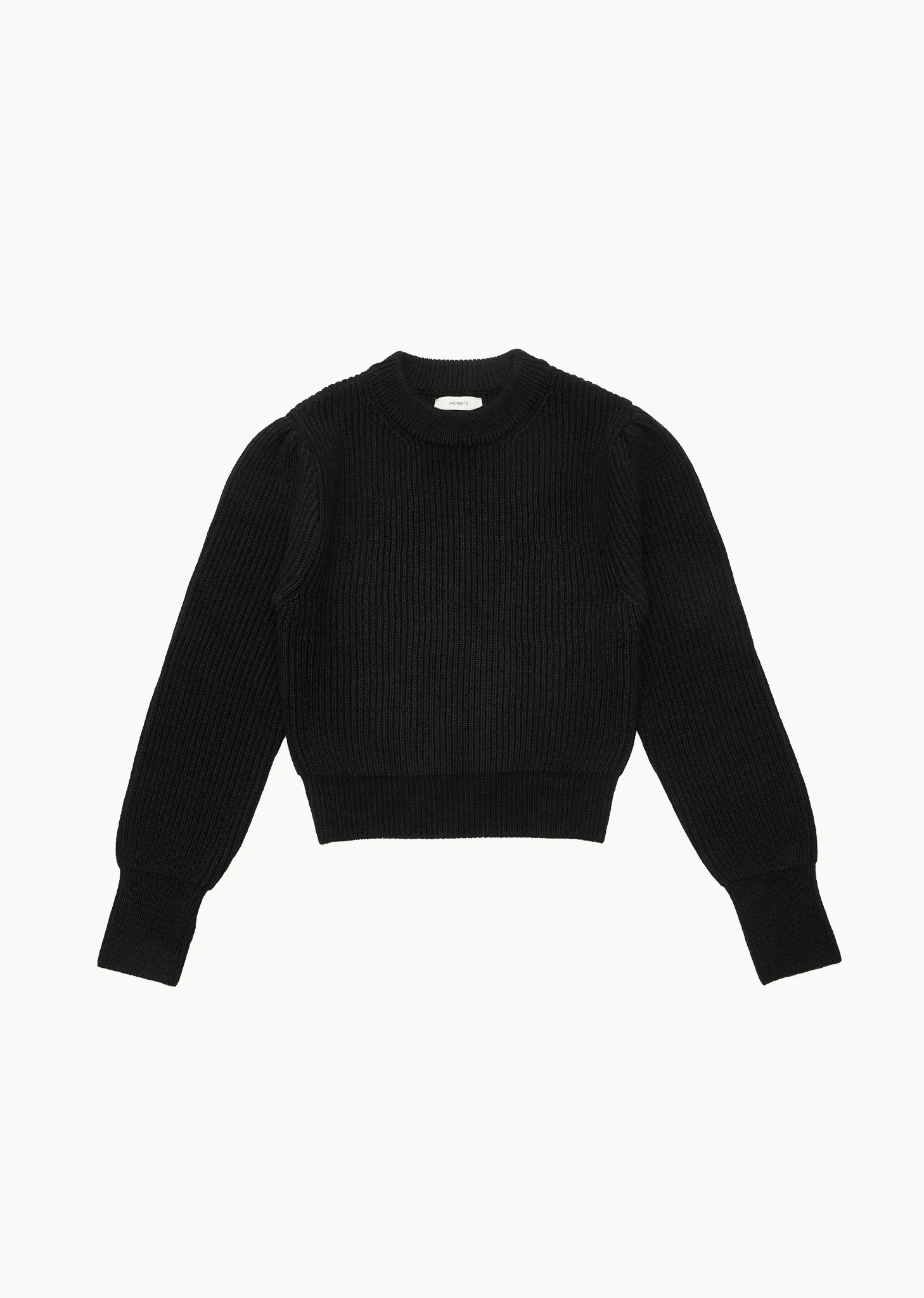 AMOMENTO  |Casual Style Wool Long Sleeves Plain Party Style