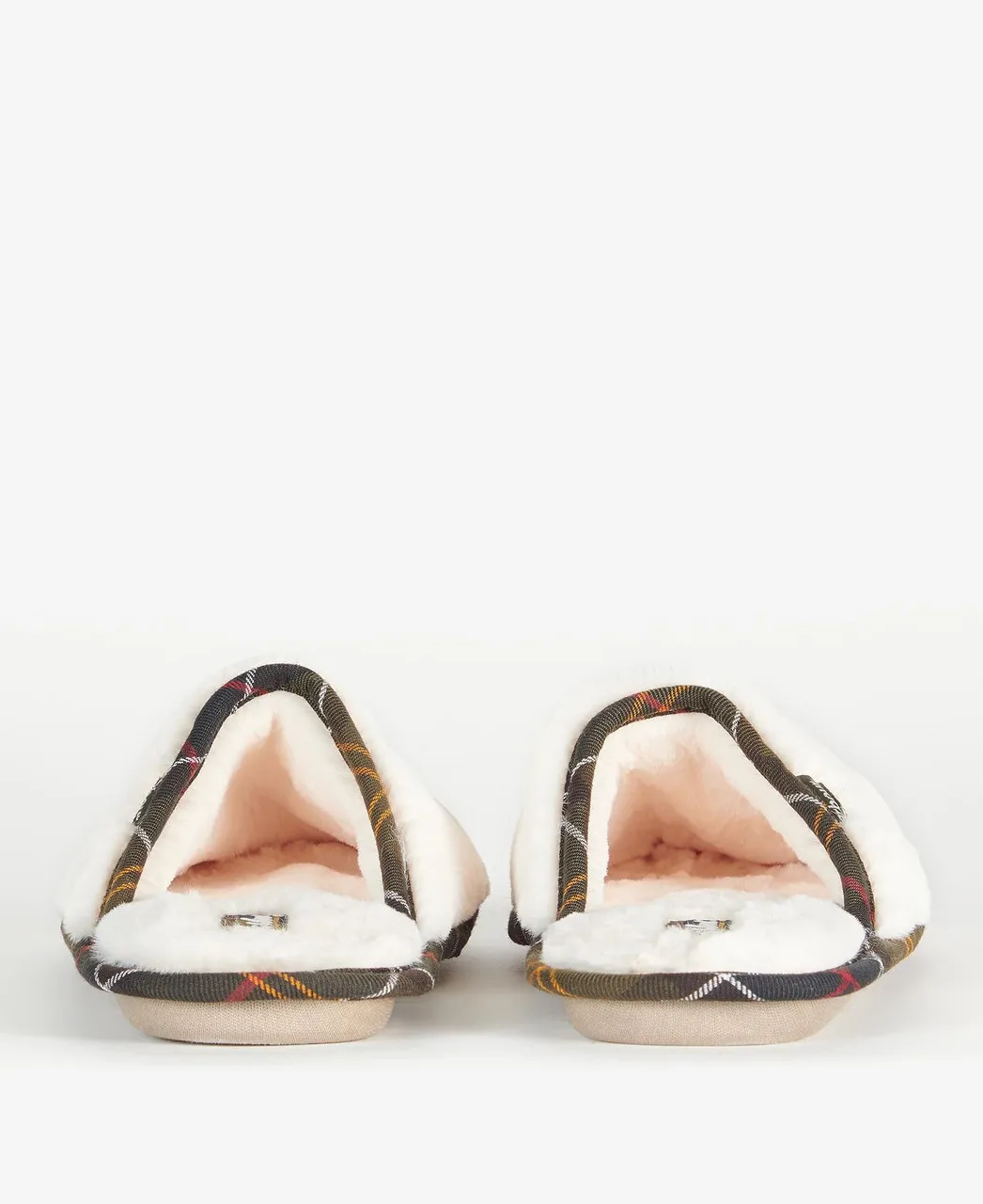 Barbour Agatha Faux Fur Slippers - Cream