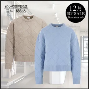 BOTTEGA VENETA  |Casual Style Wool Long Sleeves Plain Office Style