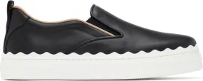 Chloé Black Lauren Slip-On Sneakers