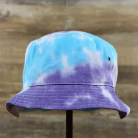 KB ETHOS | TIE DYE BUCKET HAT | BUCKET HAT | AQUA/PURPLE OSFM