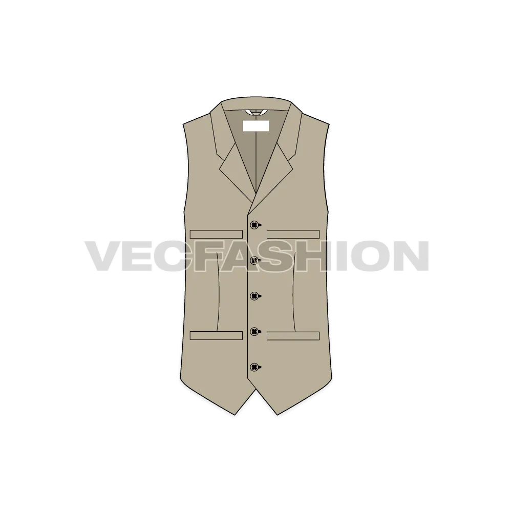 Mens Formal Vests Templates