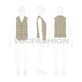 Mens Formal Vests Templates