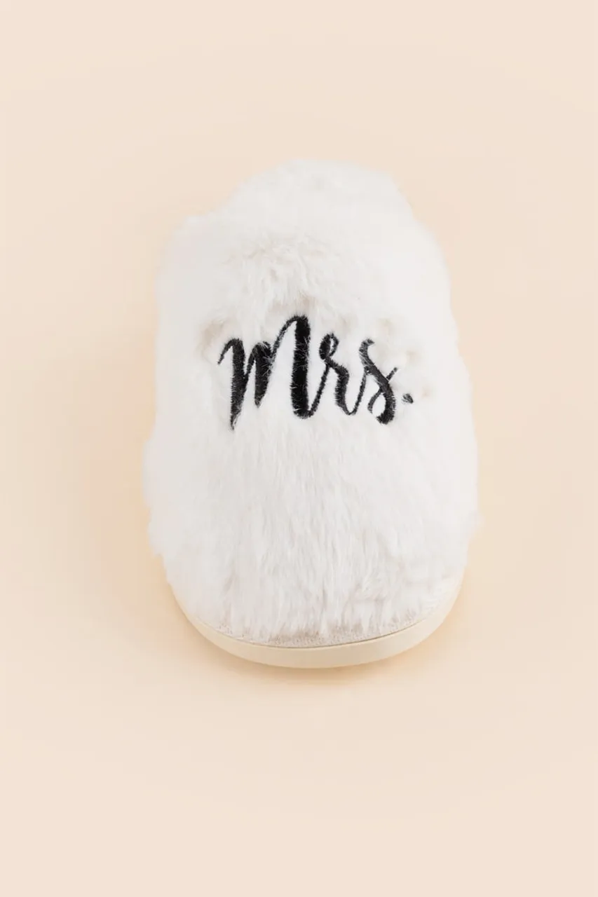 Mrs Faux Fur Slippers