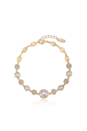 Pearl Globe Trotter Anklet