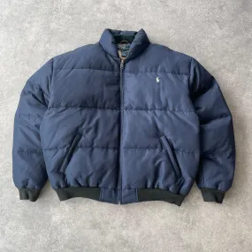 Ralph Lauren 1990s heavyweight puffer bomber jacket (M)