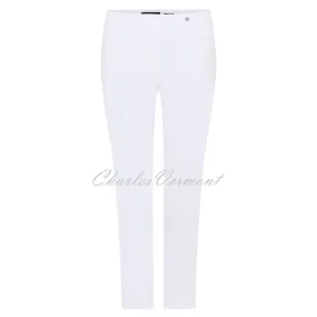 Robell Rose 09 - 7/8 Cropped Jean 52561-5448-10 (White Denim)