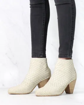 Sbicca - Parkman Woven Leather Booties - Beige