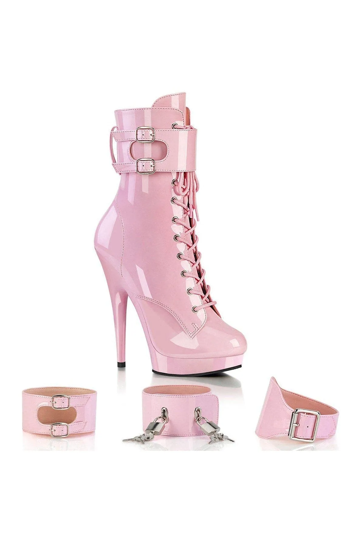 SS-SULTRY-1023 Ankle Boot | Pink Patent